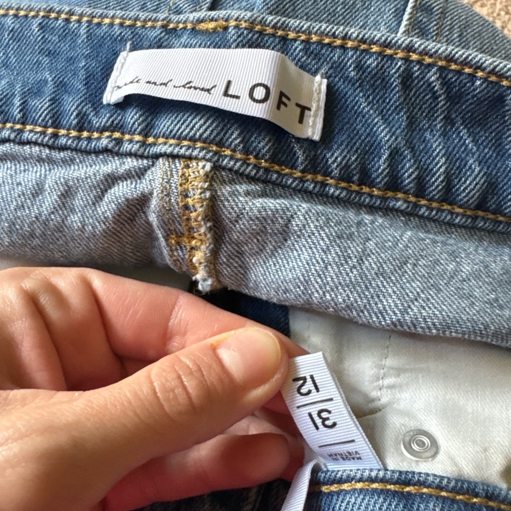 Ann Taylor Blue Flare & Wide Leg Jeans - Picture 7 of 7